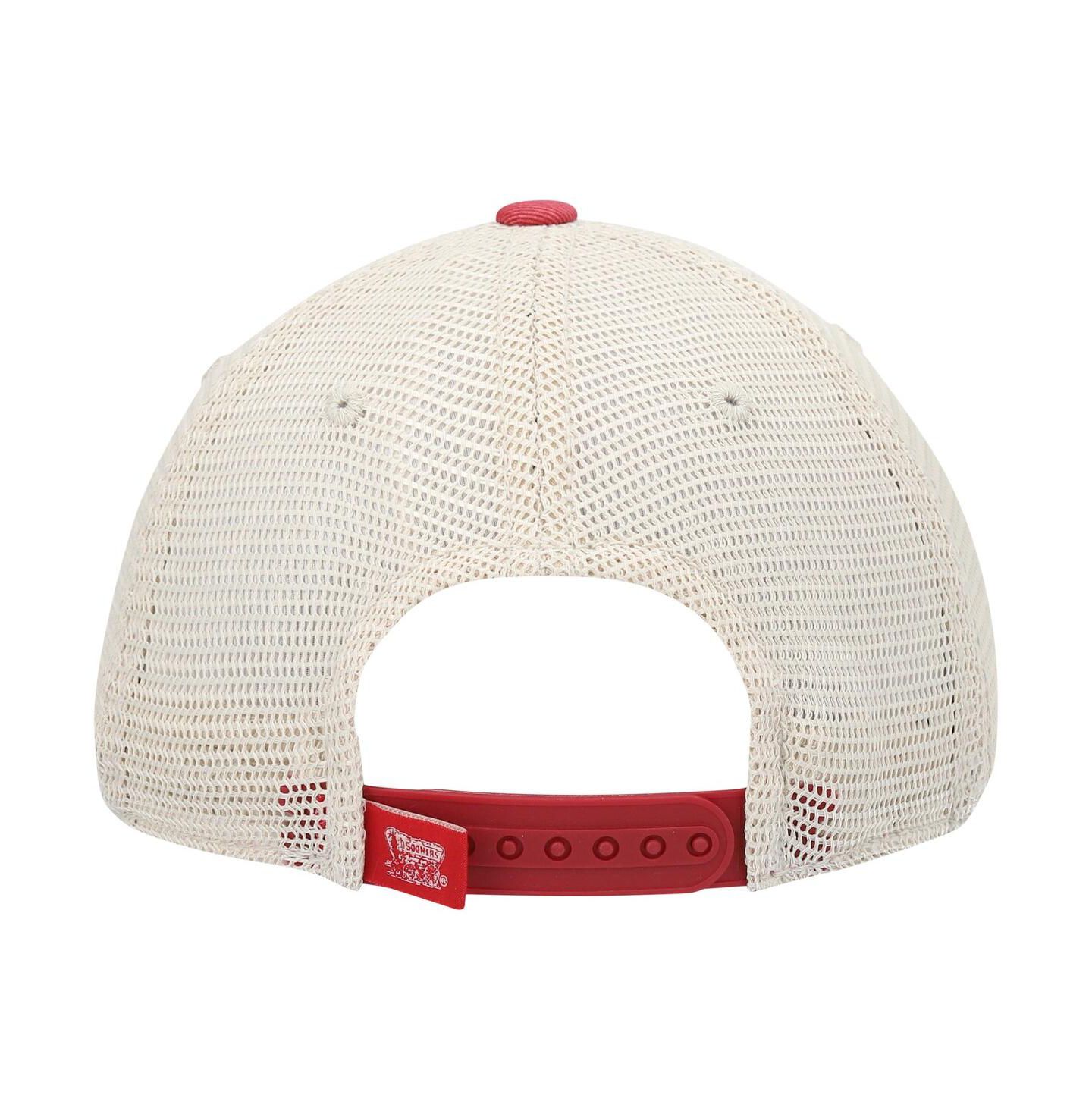 Мужская кепка Top of the World Oklahoma Sooners Offroad Trucker Adjustable Hat - Crimson — фото 5