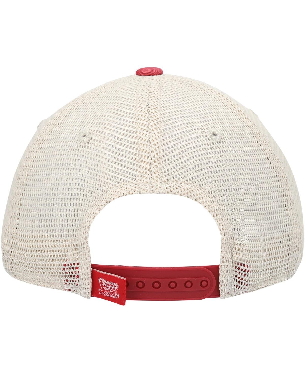 Top Of The World Men's Oklahoma Sooners  Offroad Trucker Adjustable Hat In Crimson