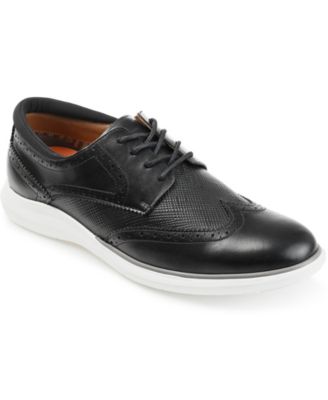 Men's Savage Embossed Wingtip Derby Dress Shoes