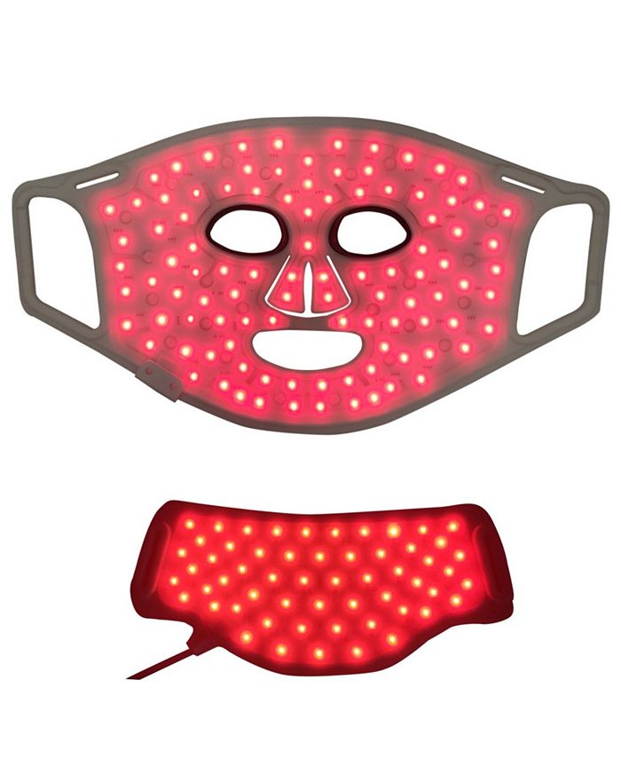 Solaris Laboratories NY LED Light Therapy Silicone Face and Neck Mask