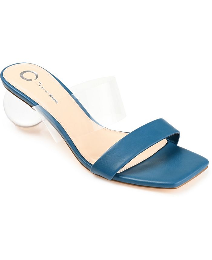 Journee Collection Women s July Lucite Sandals Macy s