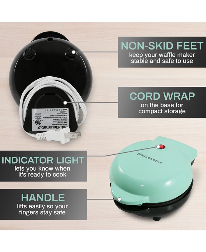 Elite Gourmet Mini Waffle Maker Macy