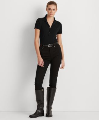 Lauren Ralph Lauren Monogram Mesh Polo 