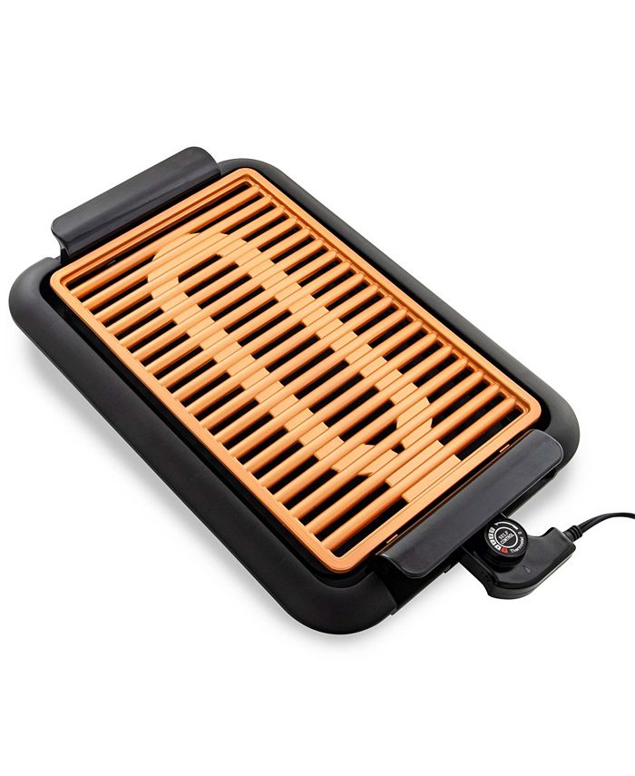 OVENTE Electric Indoor Grill with NonStick Cooking Plate Macy's