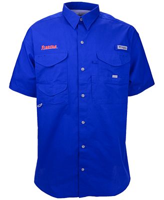 Columbia Men's Short-Sleeve Florida Gators Button-Down Shirt - Sports ...