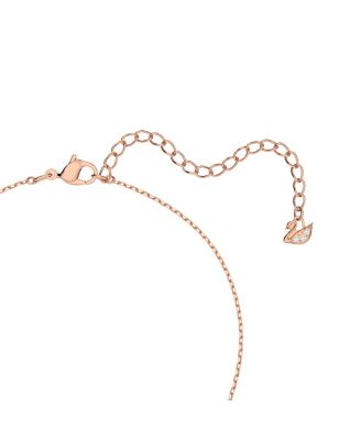 Sparkling Dance Clover Rose Gold Tone Plated Set