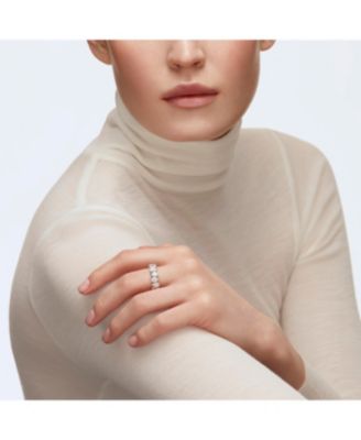 Rose Gold-Tone Crystal Ring