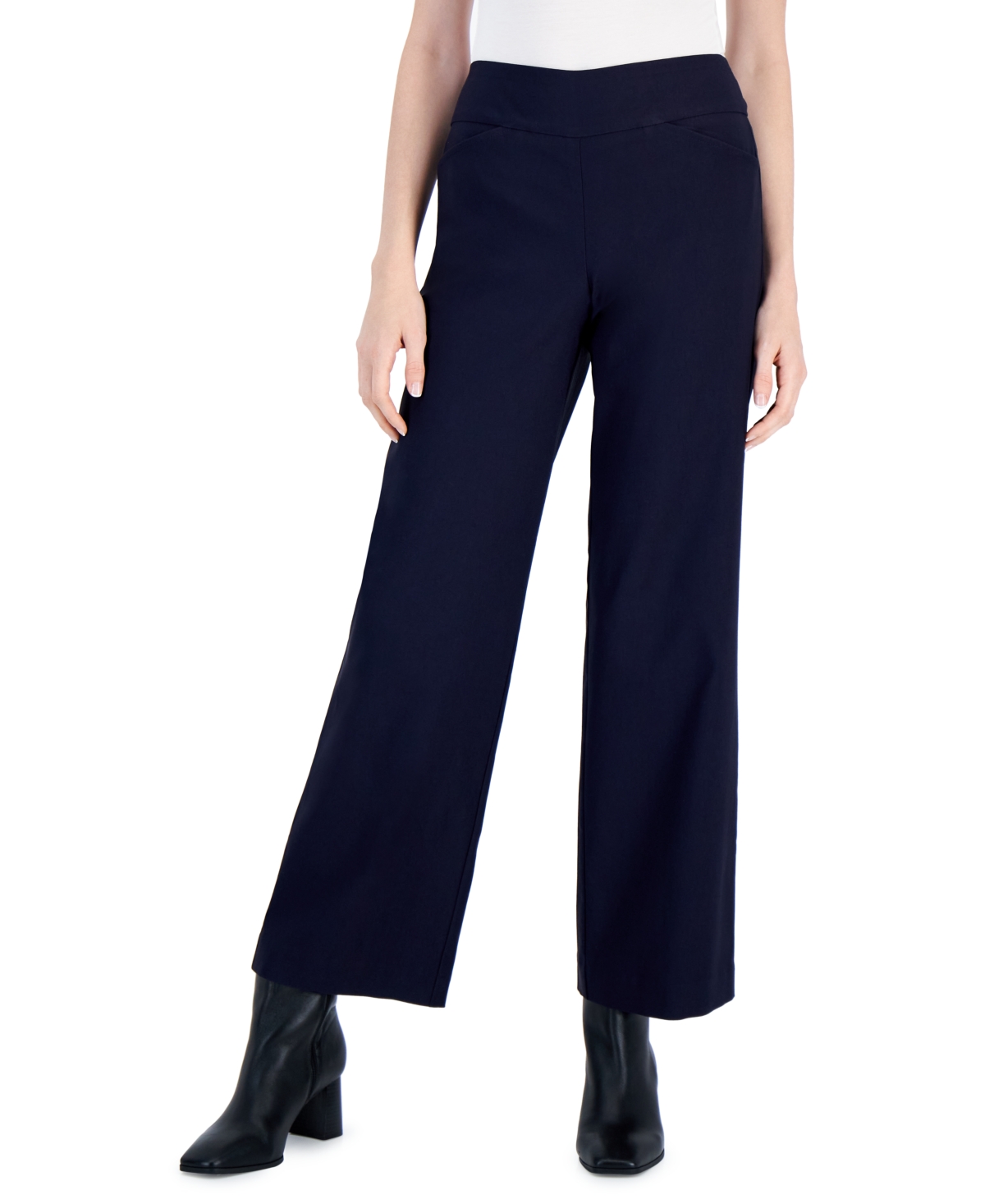 Charter Club Women's Wide-Leg Pull-On Pants, Created for Macy's