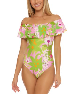 trina turk swim off the shoulder