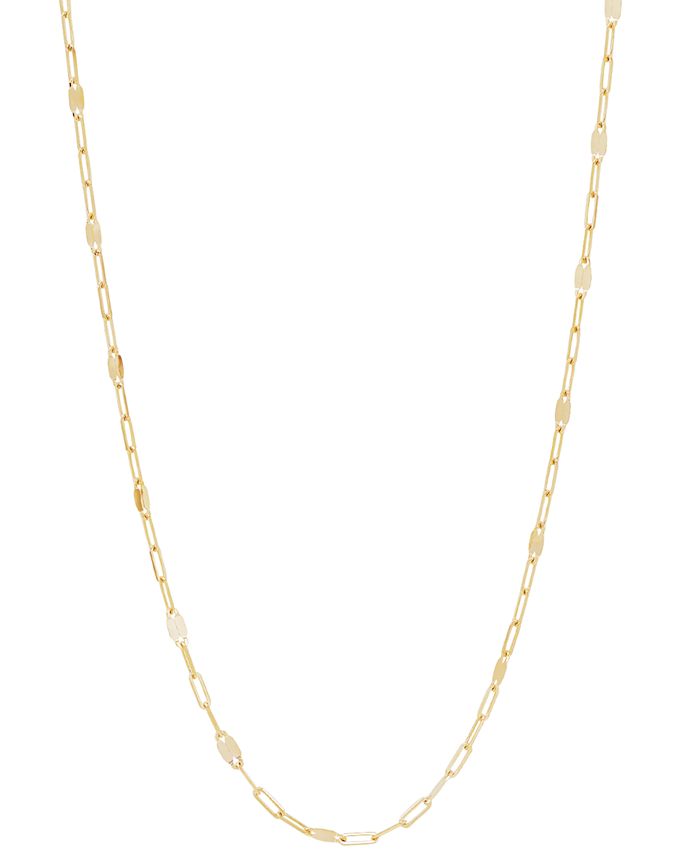 Macy's white discount gold chain