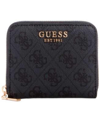 GUESS Laurel Signature Small Zip Around & Reviews - Handbags ...