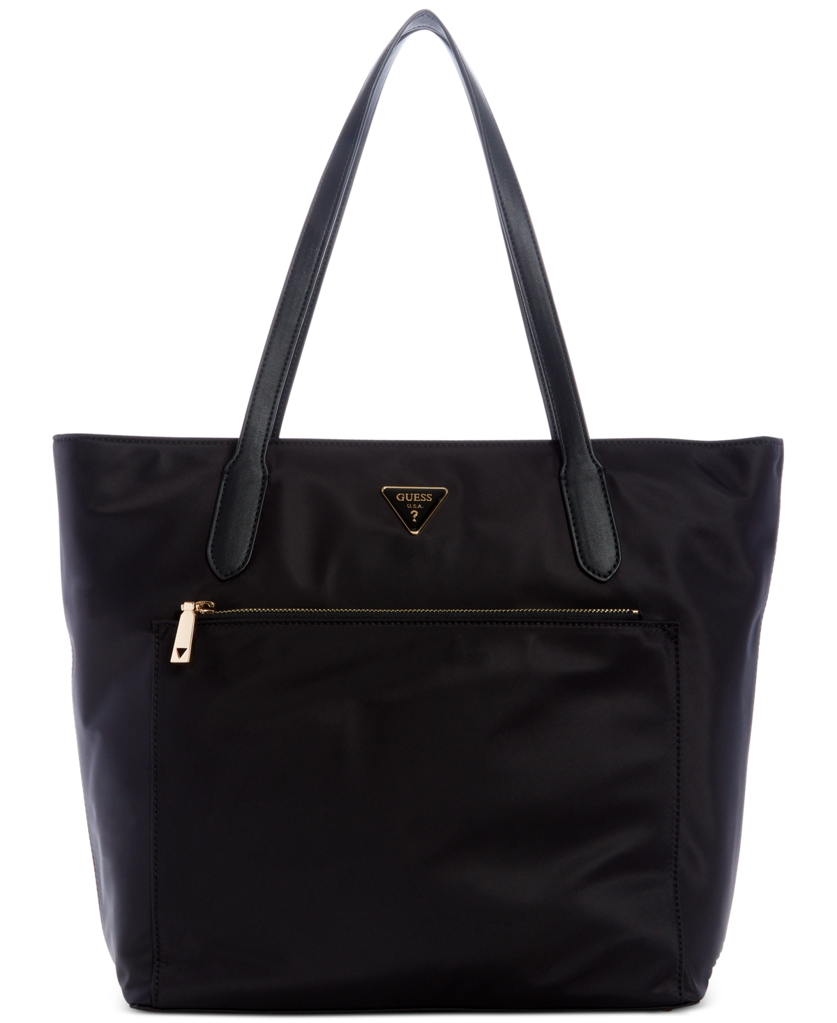 Shop Guess Jaxi Top Zip Tote, Created For Macy's In Black