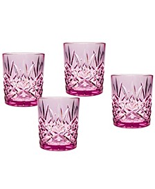 Dublin Acrylic Double Old-Fashioned Glasses, Set of 4