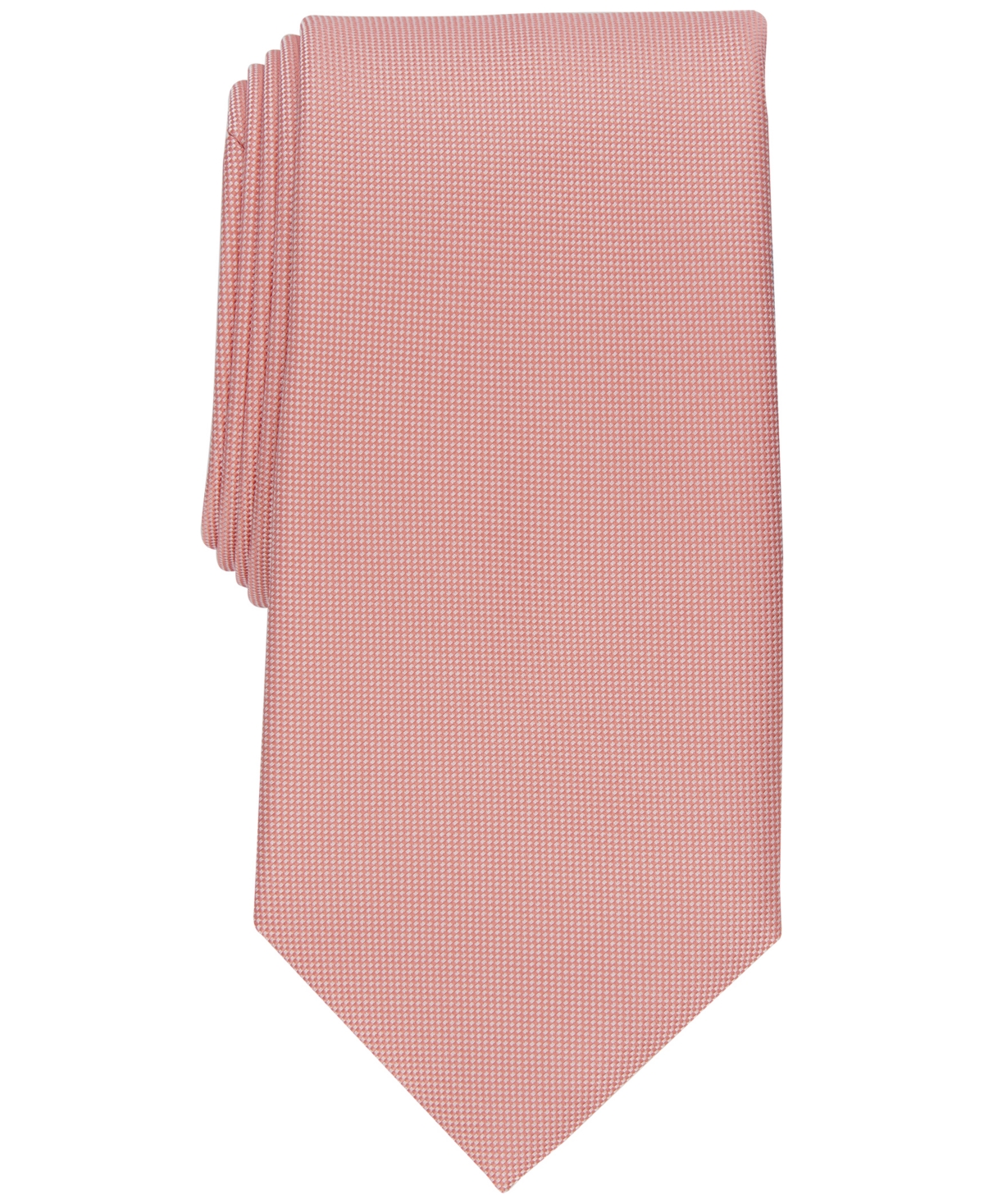 Club Room Men's Classic Solid Tie, Created For Macy's In Coral