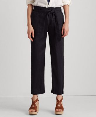 macys ralph lauren linen pants