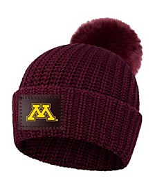 Women's Maroon Minnesota Golden Gophers Cuffed Pom Knit Hat