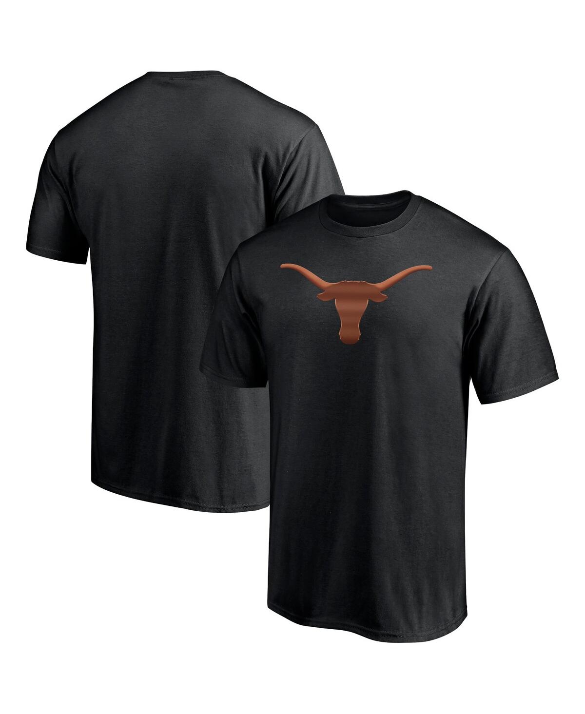 Fanatics Men's  Black Texas Longhorns Team Midnight Mascot T-shirt