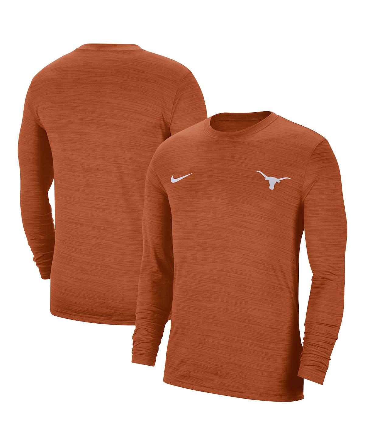 Men's Nike Texas Orange Texas Longhorns Velocity Legend Performance Long Sleeve T-shirt