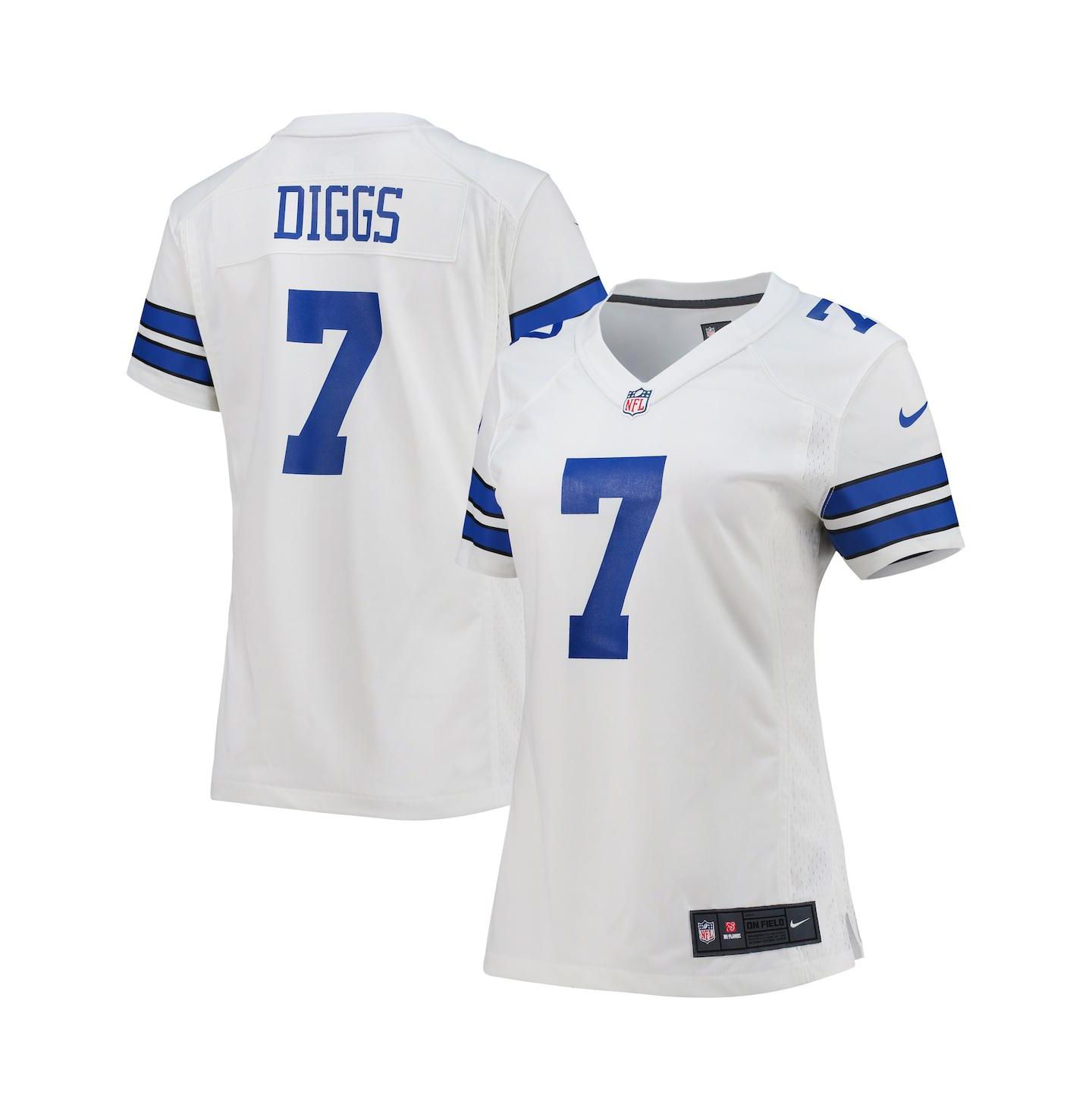 Топ Nike Trevon Diggs Dallas Cowboys Game Jersey, цвет: Белый — фото 1