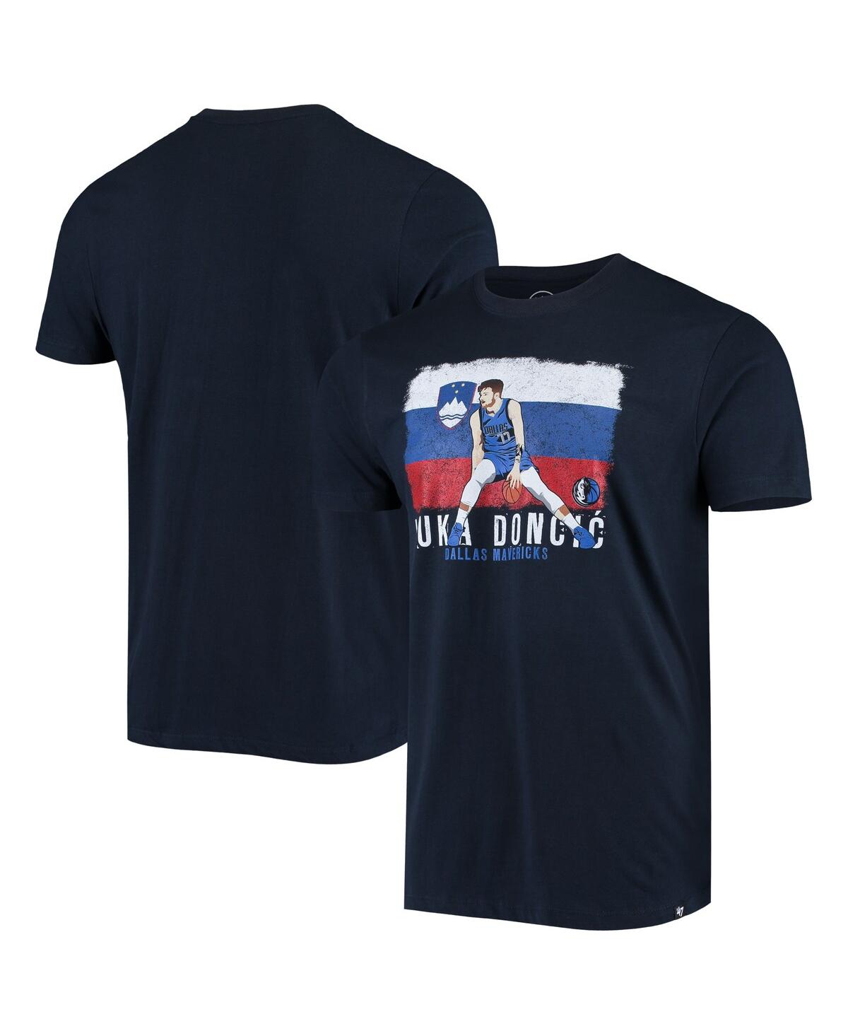 Men's Luka Doncic Navy Dallas Mavericks Player Graphic T-shirt - Navy