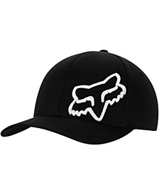Men's Black, White Racing Flex 45 Flexfit Hat