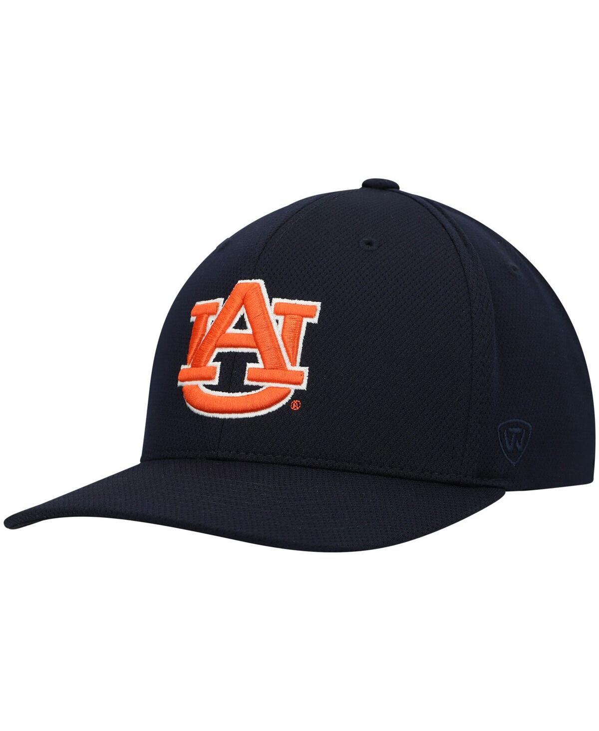 Shop Top Of The World Men's  Navy Auburn Tigers Reflex Logo Flex Hat