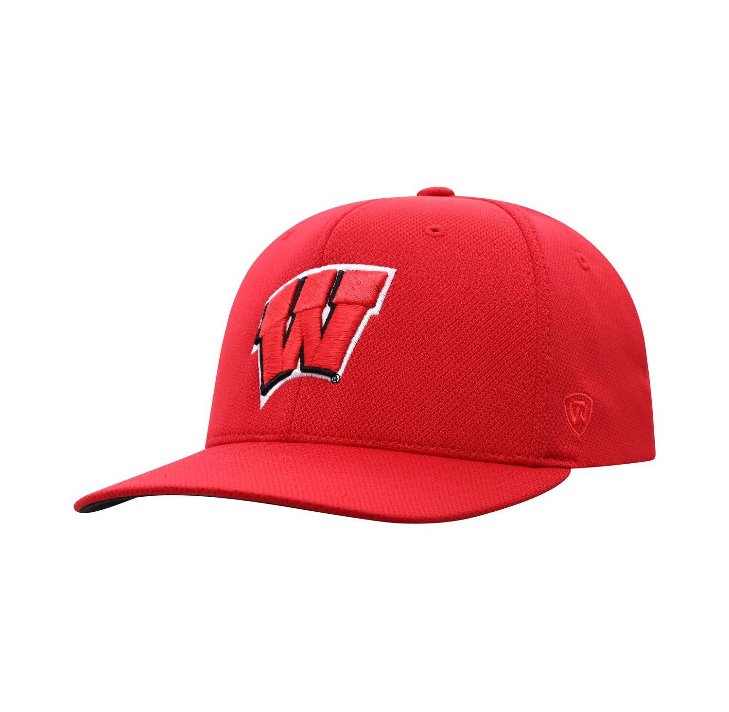 Men's Red Wisconsin Badgers Reflex Logo Flex Hat