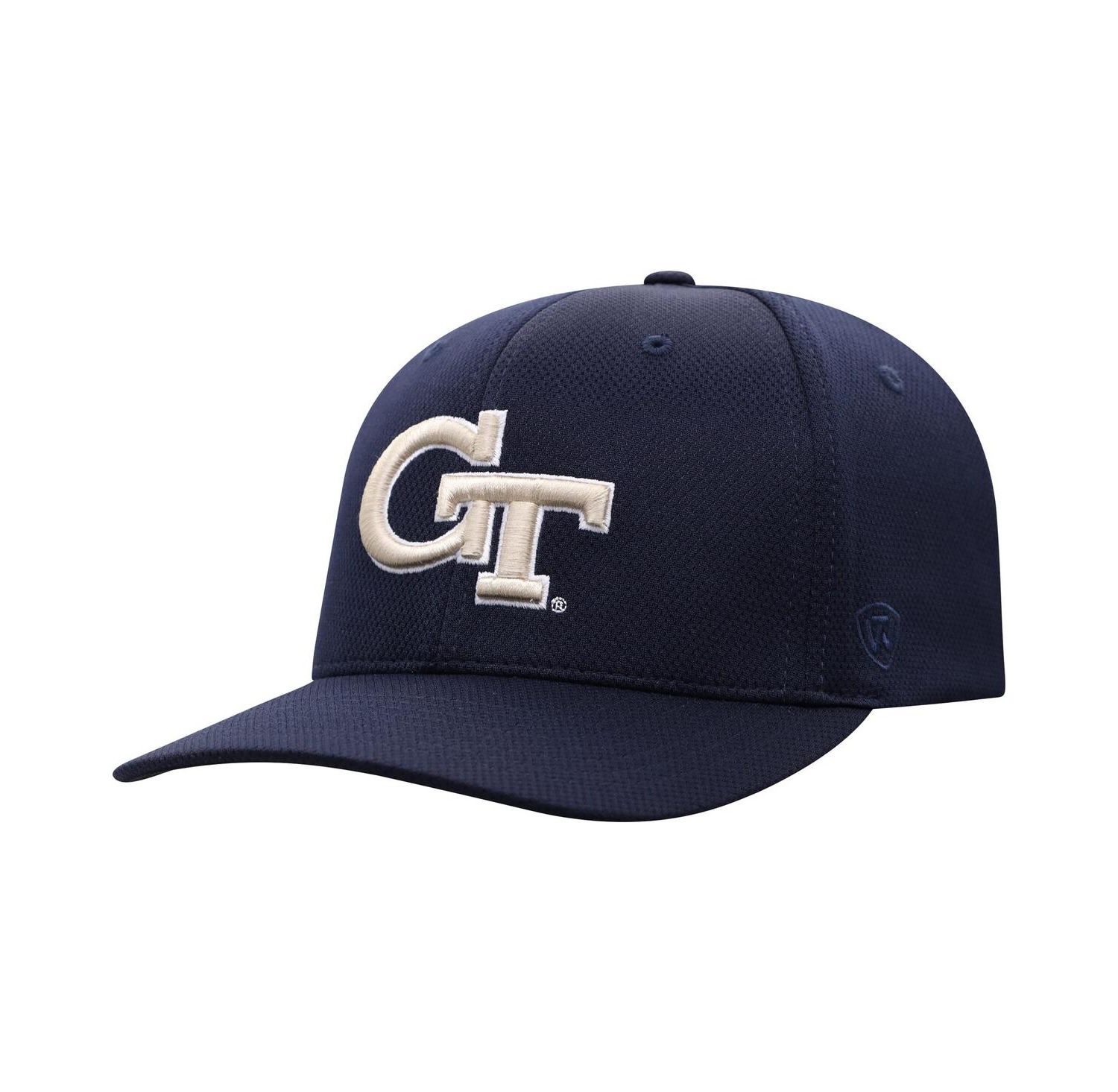 Men's Navy Georgia Tech Yellow Jackets Reflex Logo Flex Hat