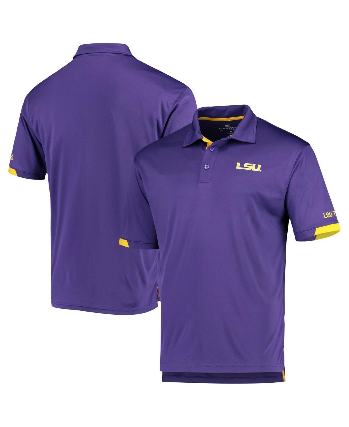 Men's ColosseumLsu Tigers Santry Polo Shirt - Purple