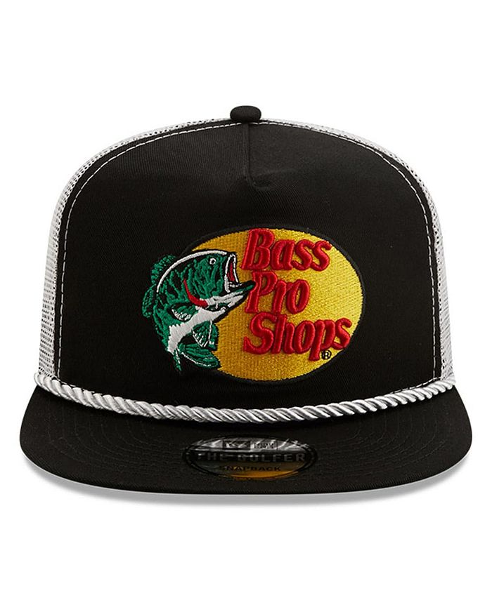 New Era Men's Black, White Austin Dillon Golfer Snapback Adjustable Hat