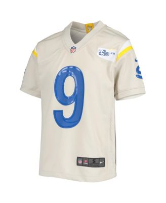 Big Boys Matthew Stafford Bone Los Angeles Rams Game Jersey