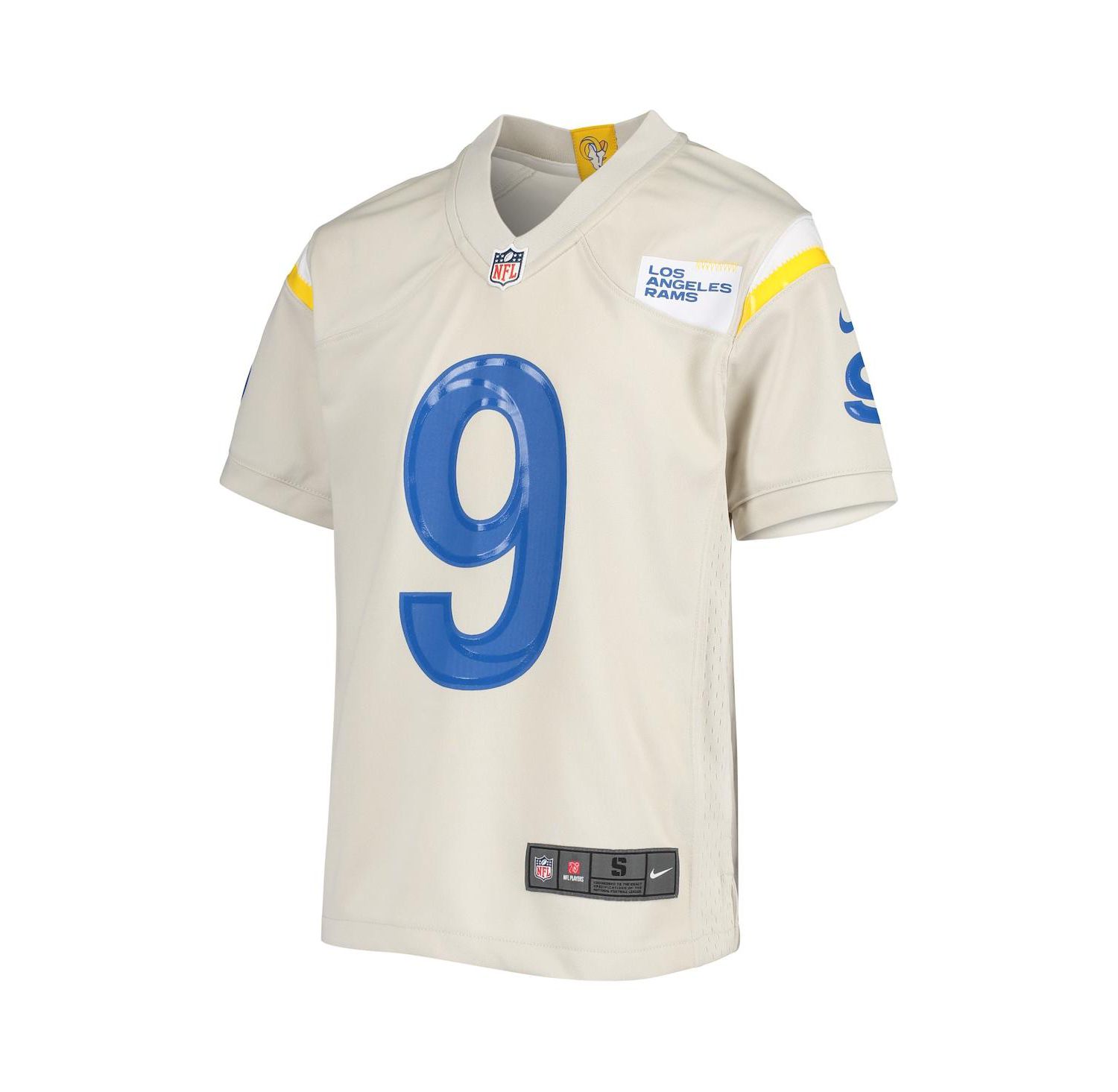 Big Boys Matthew Stafford Bone Los Angeles Rams Game Jersey