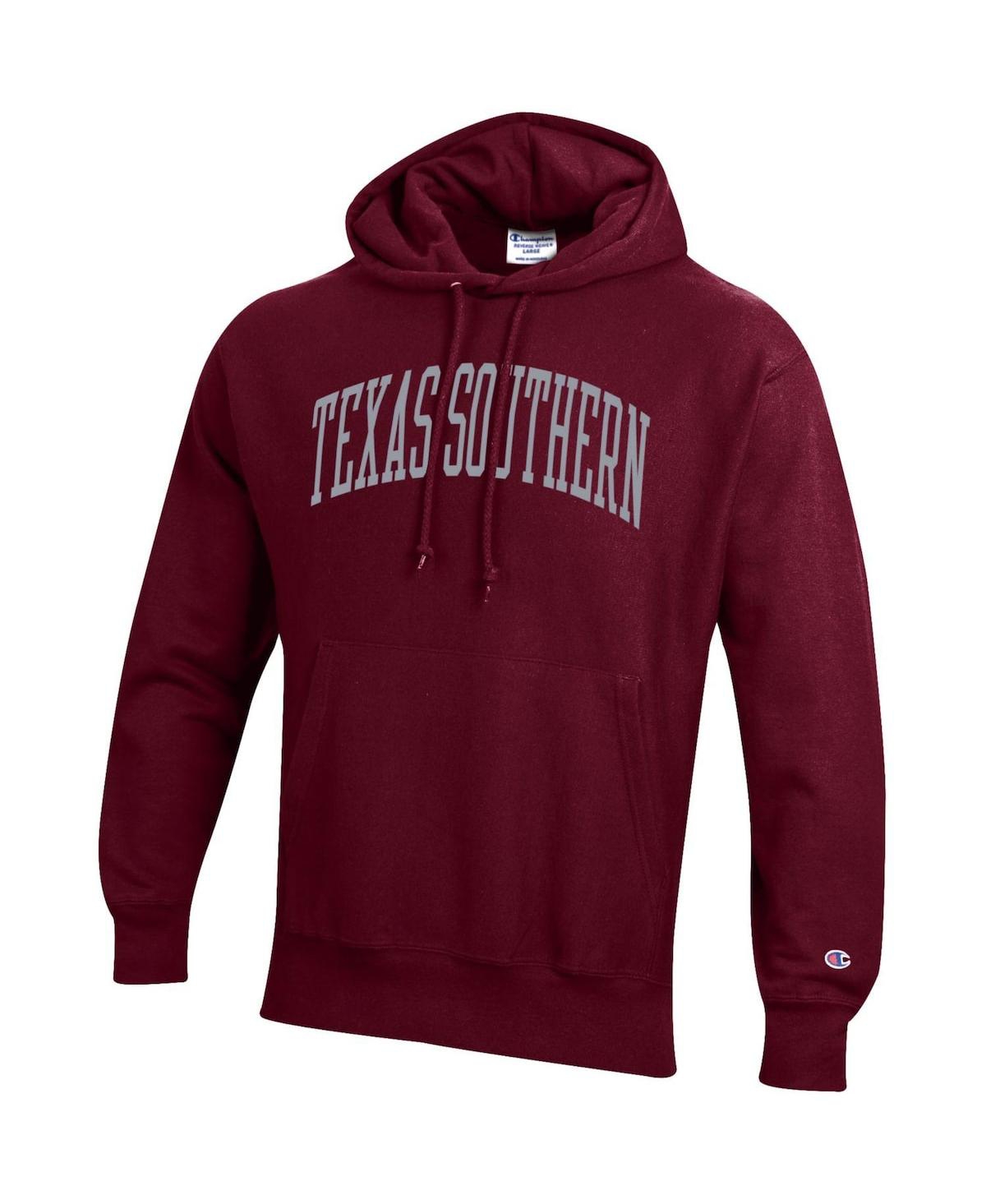 Men's ChampionTexas Southern Tigers Tall Arch Pullover Hoodie - Maroon