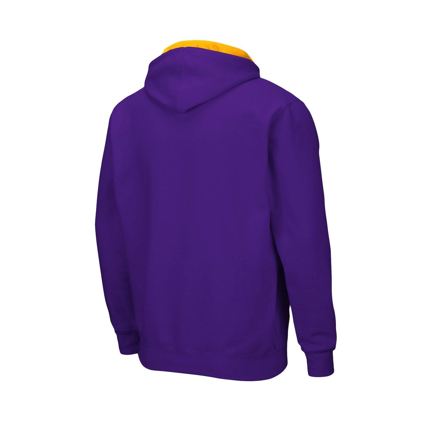 Men's Purple LSU Tigers Big and Tall Full-Zip Hoodie