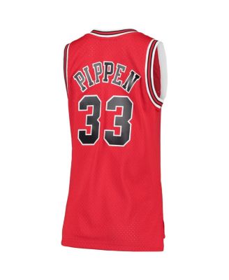 Women's Scottie Pippen Red Chicago Bulls 1997-98 Hardwood Classics Swingman Jersey