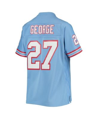 Women's Eddie George Light Blue Houston Oilers Legacy Replica Player Jersey