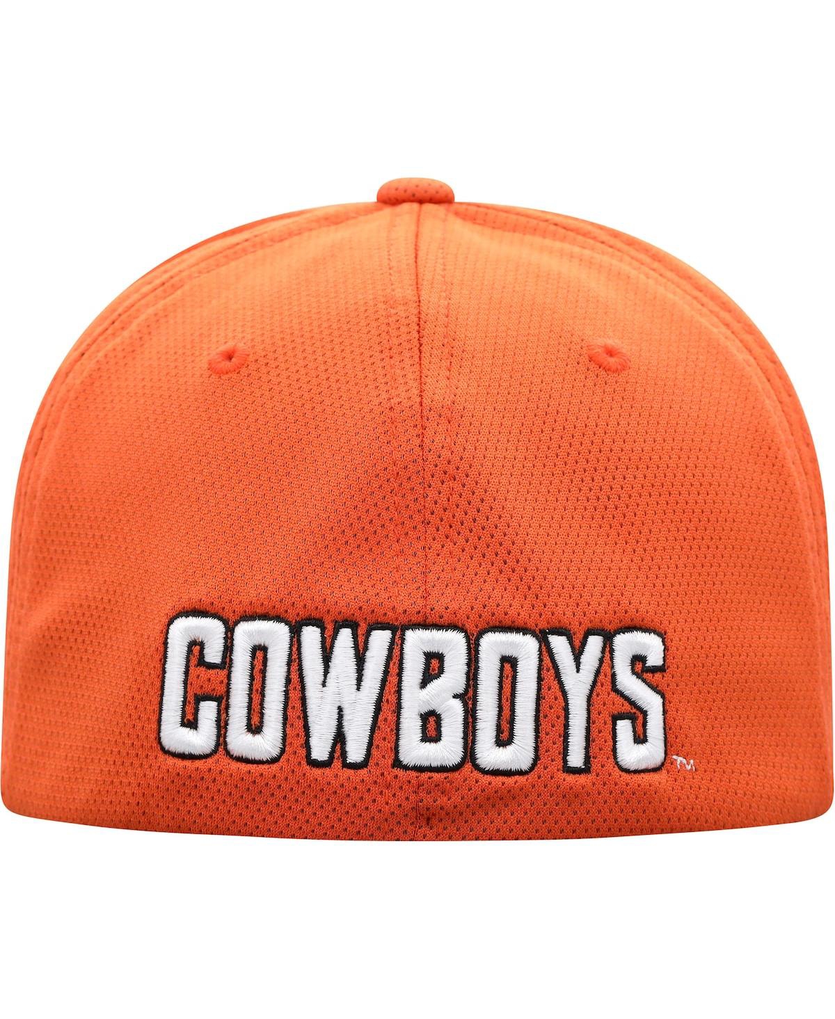 Shop Top Of The World Men's  Orange Oklahoma State Cowboys Reflex Logo Flex Hat