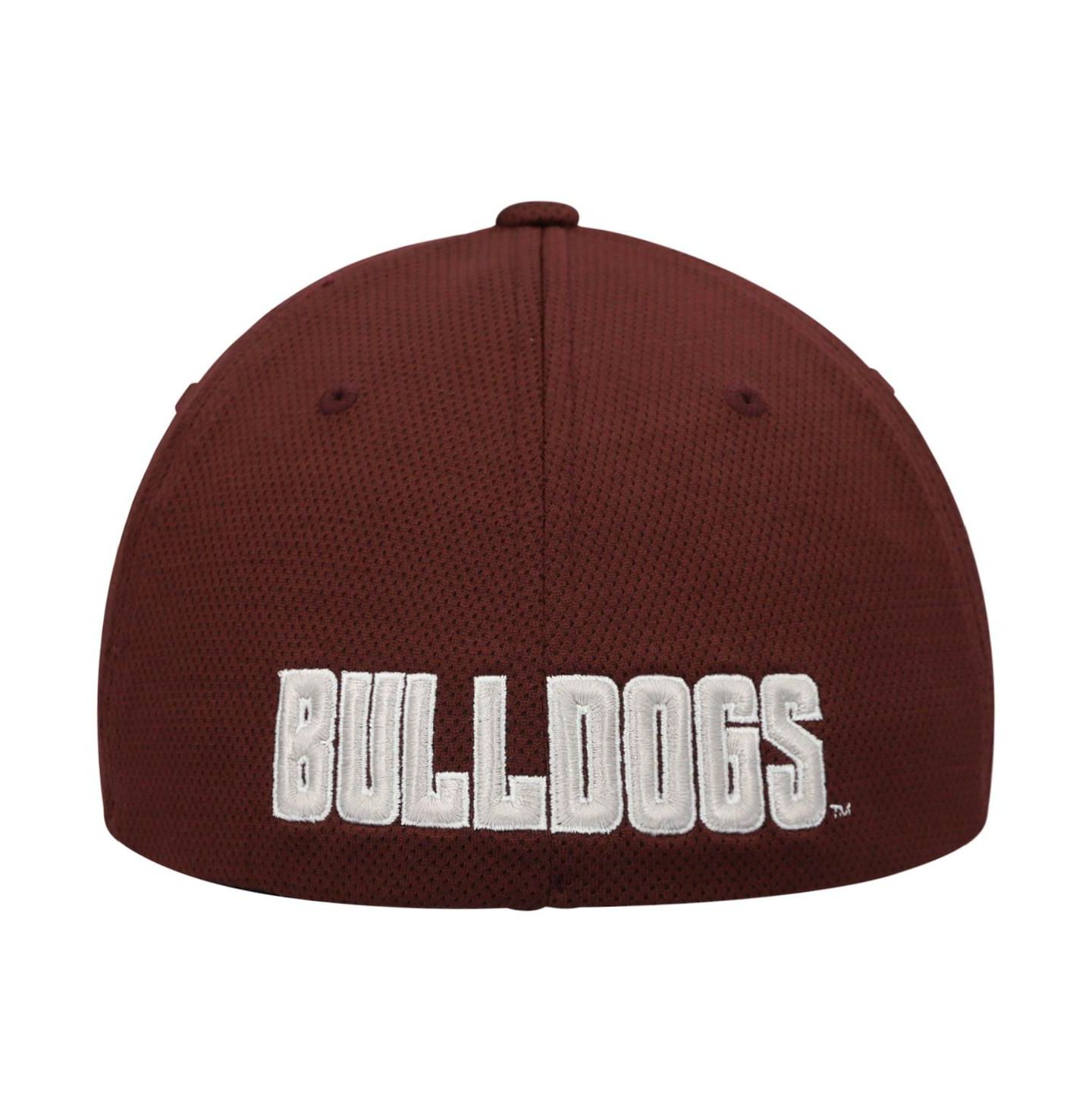 Мужская кепка Top of the World Maroon Mississippi State Bulldogs Reflex Logo Flex Hat — фото 5