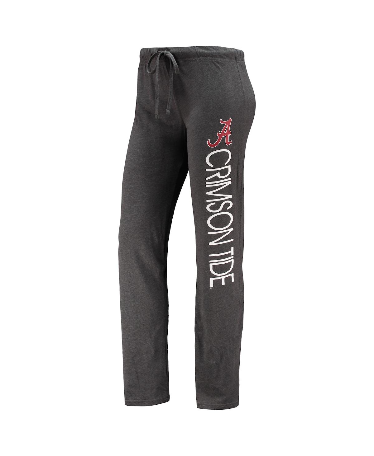 Concepts Sport Women's  Charcoal, Crimson Alabama Crimson Tide Tank Top And Pants Sleep Set In Charcoal,crimson