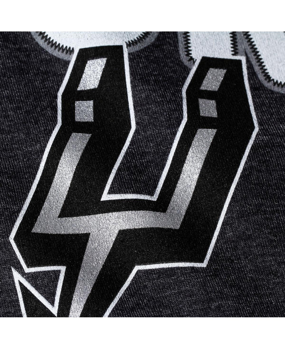 Shop Adidas Originals Women's Adidas Lamarcus Aldridge Black San Antonio Spurs Name & Number T-shirt