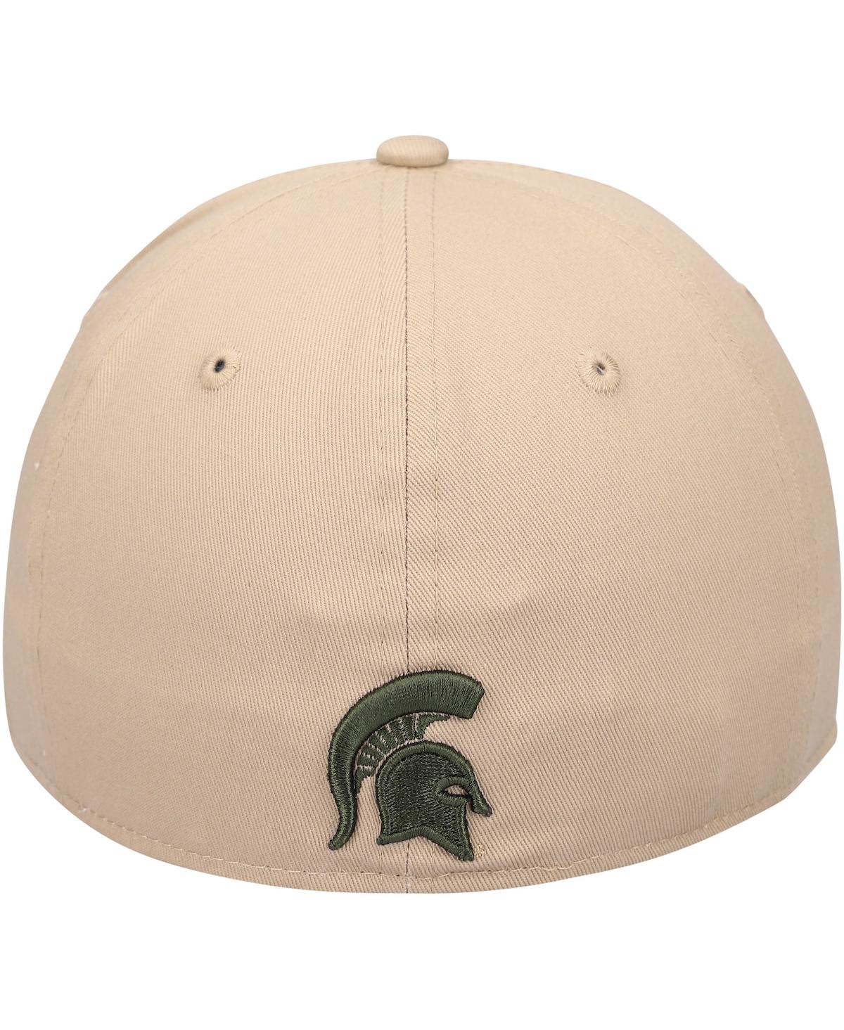 NEW ERA MEN'S NEW ERA TAN MICHIGAN STATE SPARTANS CAMEL & RIFLE 59FIFTY FITTED HAT 