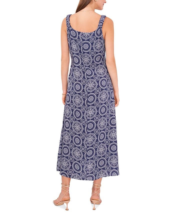 Vince Camuto Women's Printed Sleeveless Midi Dress - Macy's