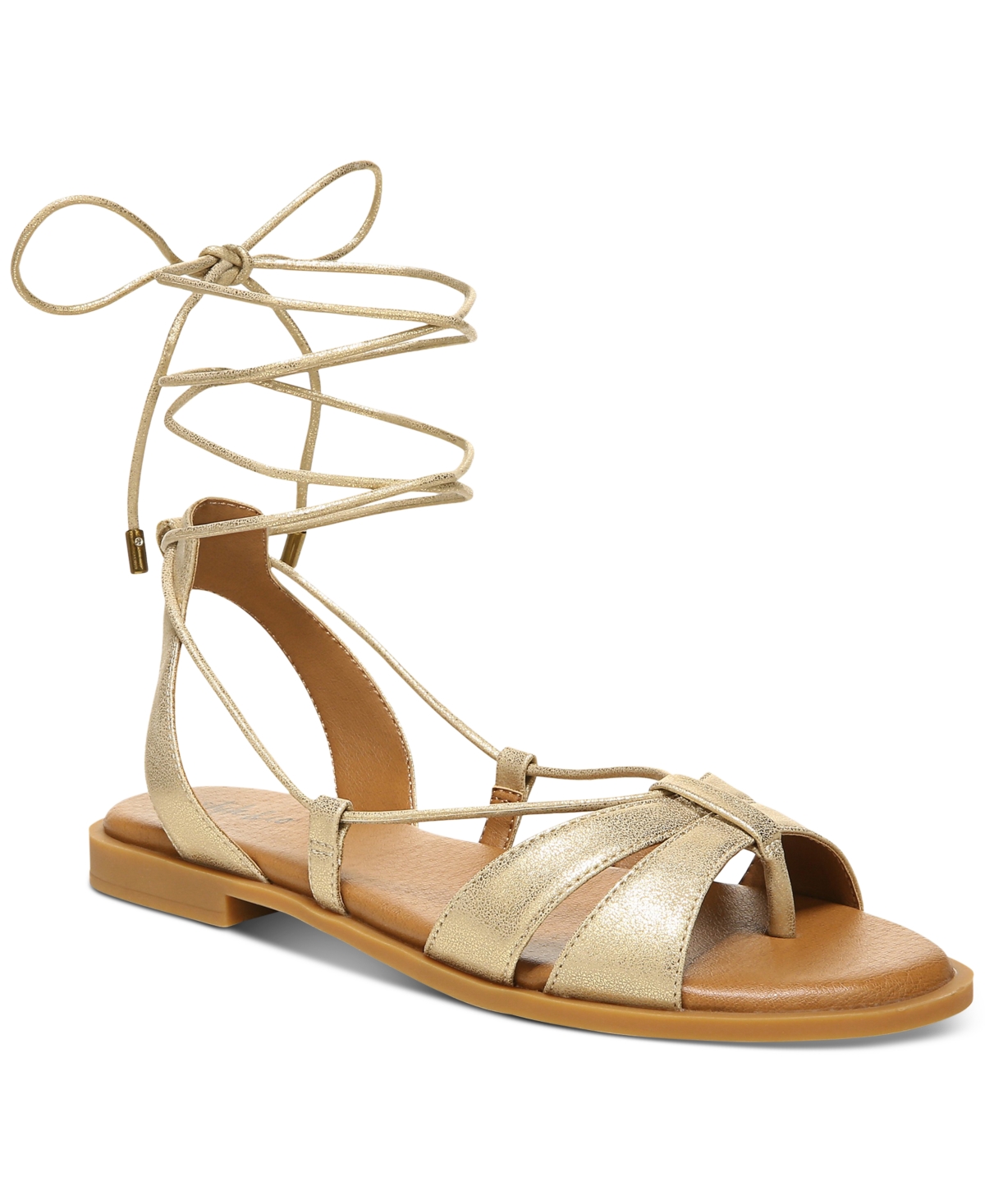 Style & Co Cairro Flat Sandals, Created For Macy's Women's Shoes In Gold ModeSens