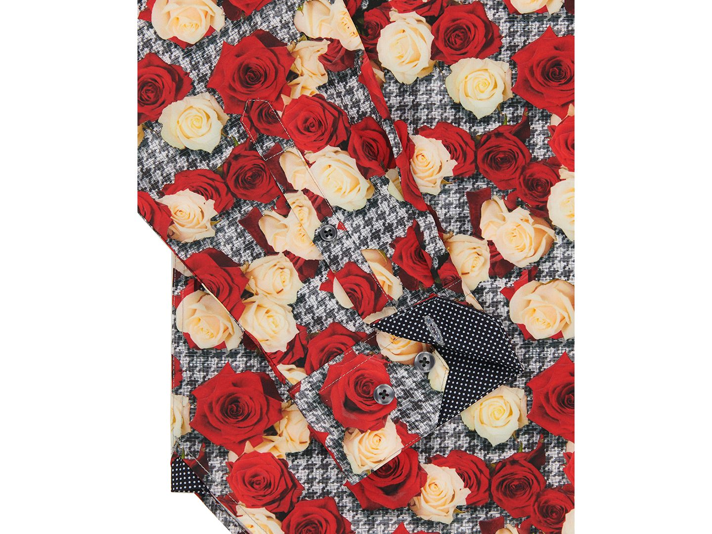 Мужская рубашка Society of Threads Slim Fit Non-Iron Floral-Print Performance Stretch Dress Shirt, цвет: Разноцветный — фото 2