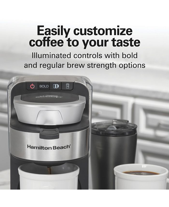 Hamilton Beach The Scoop SingleServe Coffee Maker with Removable