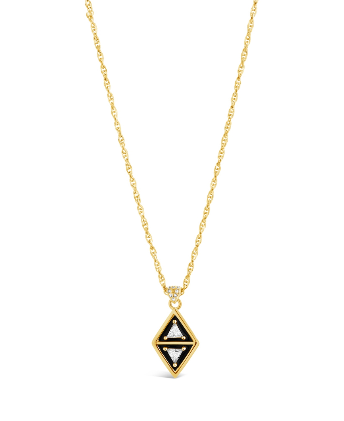 Shop Sterling Forever Nerezza Pendant Necklace In Gold