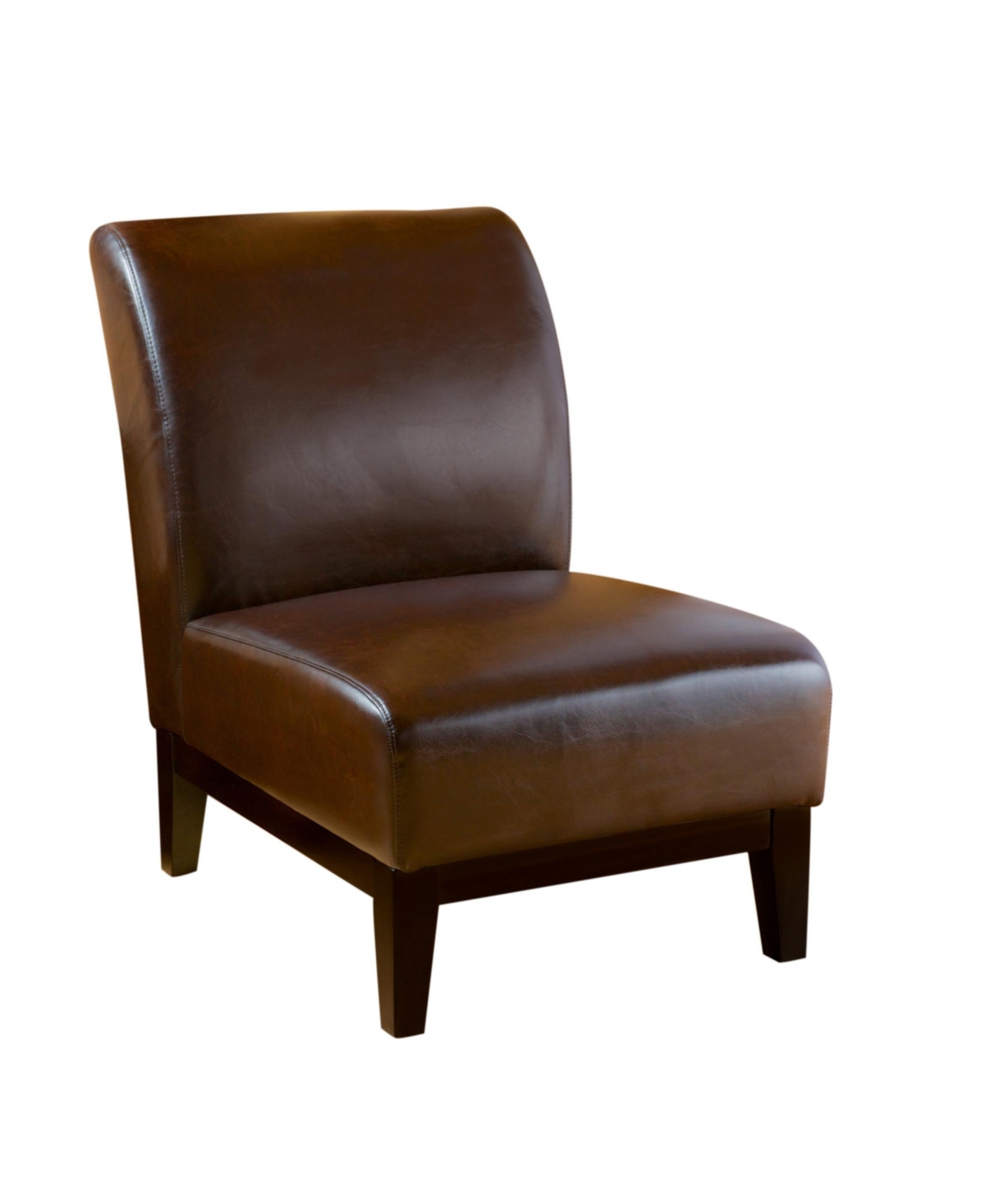 Noble House Darcy Slipper Chair In Brown