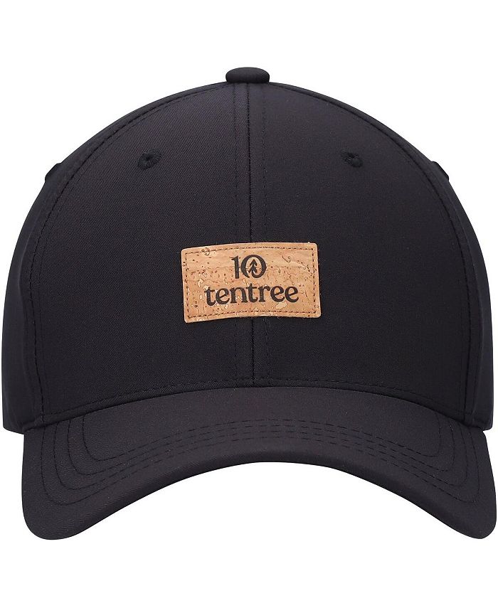 tentree Men's Black Cork Patch Destination Elevation Snapback Hat Macy's