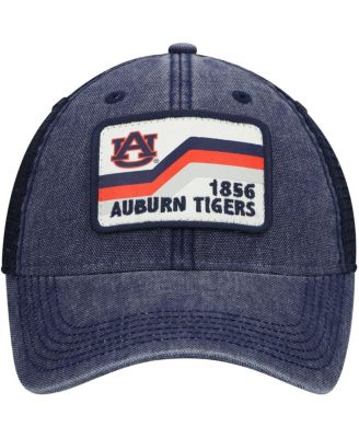 Men's Navy Auburn Tigers Sun & Bars Dashboard Trucker Snapback Hat