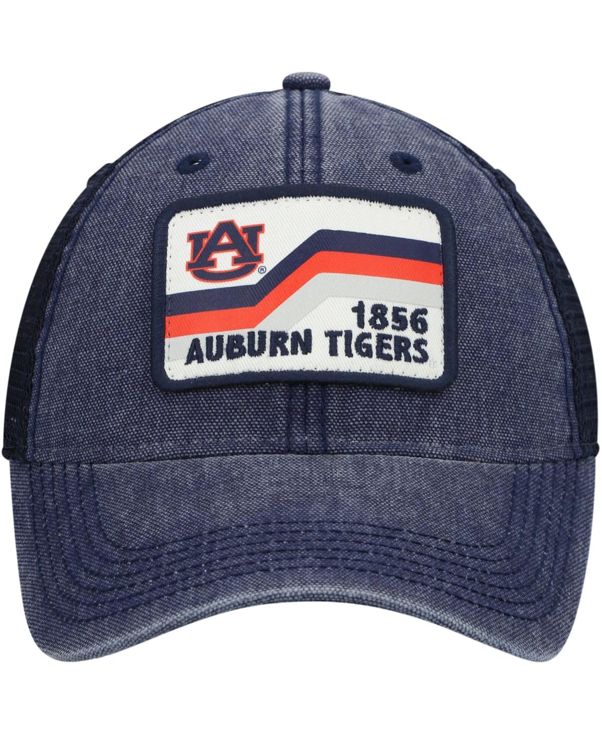LEGACY ATHLETIC MEN'S NAVY AUBURN TIGERS SUN & BARS DASHBOARD TRUCKER SNAPBACK HAT 